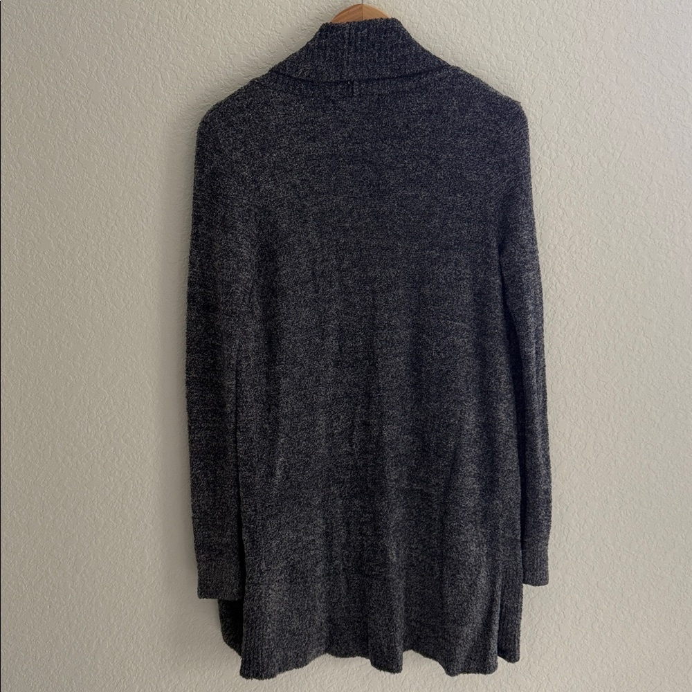 Barefoot Dreams CozyChic Lite Navy Blue Open Cardigan Size M - Picture 4 of 10